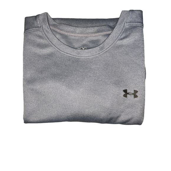 Under Armour Long Sleeve Shirt Blue Grey Heather - Picture 7 of 7